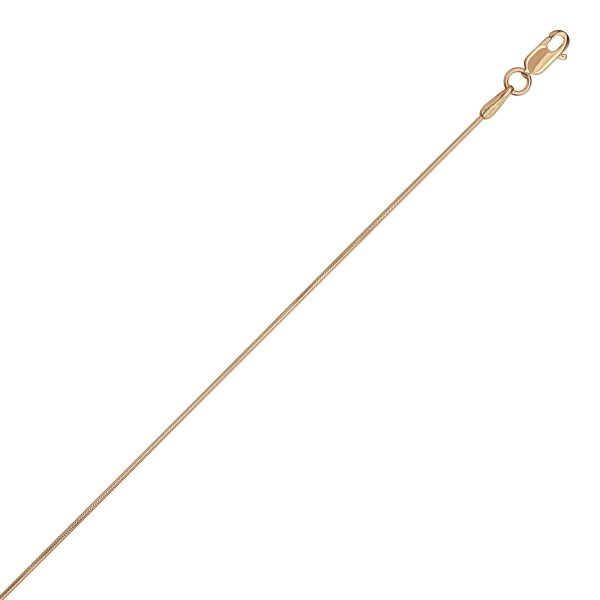 Цепь из красного золота 585, плетение «Снейк»